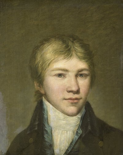 Portræt af Hendrik Arend van den Brink i en alder af sytten af Benjamin Wolff