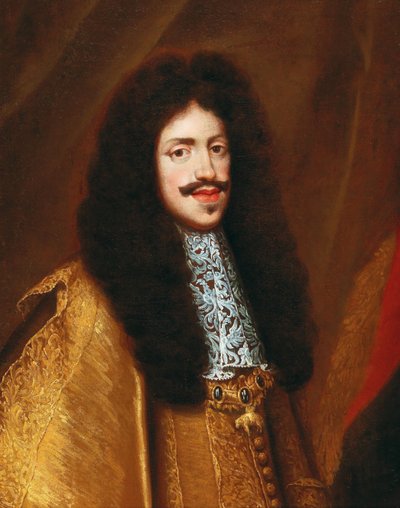 Portræt af kejser Leopold I 1640-1705, anden halvdel af det 17. årh. af Benjamin von Block