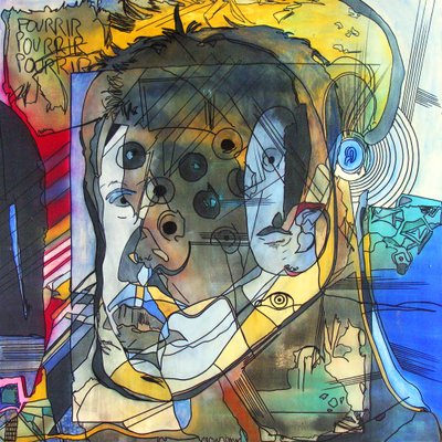 Pourrir, 2007 (olie på lærred) af Benoit Erwann Boucherot