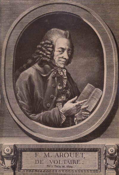 Voltaire, fransk forfatter og filosof, c1700-tallet 1894 af Benoit Louis Henriquez