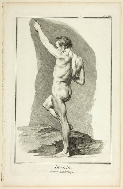 Design: Academic Figure, fra Encyclopédie af Benoit Louis Prevost