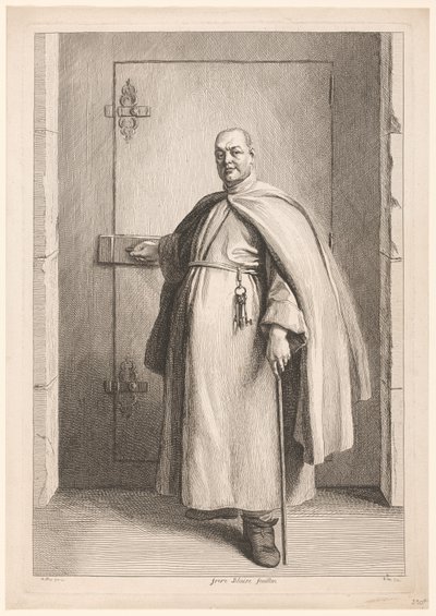 Portret van Blaise af Saint Mary Donat Broder Blaise Feuillan (titel på objekt) af Benoît Audran (II)