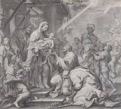 Magiernes tilbedelse, 1714-24. af Benoît Farjat