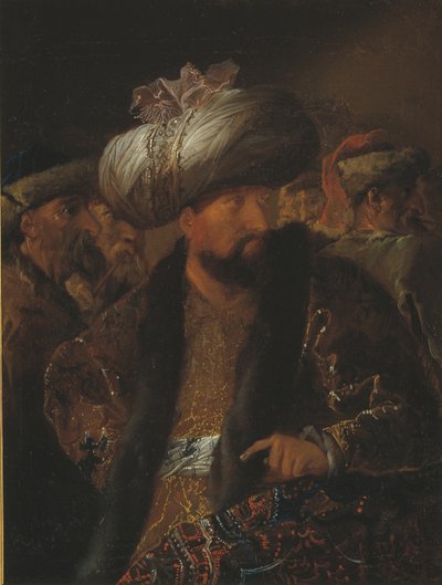 En samling tyrkiske mænd af Benoît Le Coffre