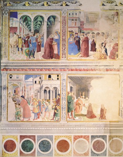 Episoder fra St. Augustins liv, 1463-65 (se også 192535, 192549, 192550, 192552, 192553, 192554) af Benozzo di Lese di Sandro Gozzoli