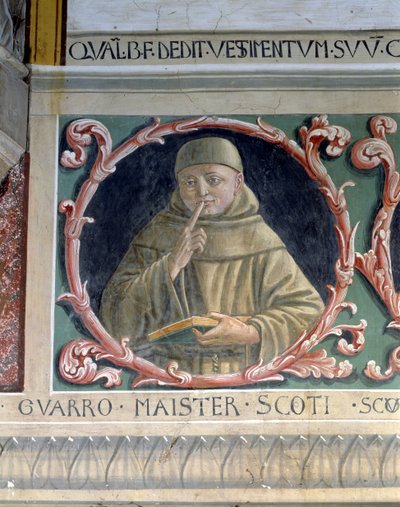 John Duns Scotus (c.1265-c.1308) 1450 af Benozzo di Lese di Sandro Gozzoli