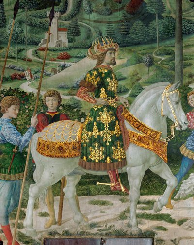 De hellige tre kongers tilbedelse (freskomaleri) af Benozzo di Lese di Sandro Gozzoli