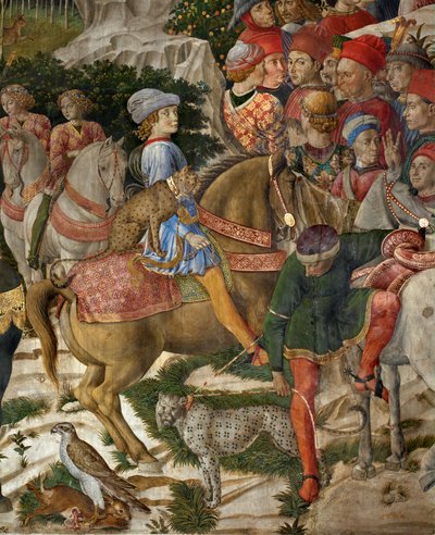 De hellige tre kongers tilbedelse (freskomaleri) af Benozzo di Lese di Sandro Gozzoli