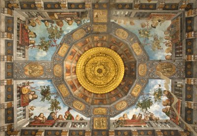 Treasure Room Fresco af Benvenuto Tisi (Il Garofalo)