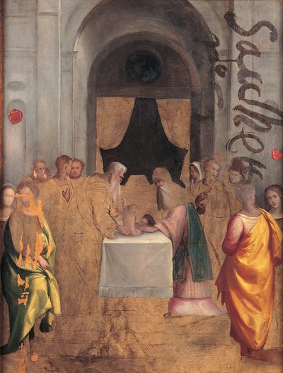 Præsentation i templet af Benvenuto Tisi