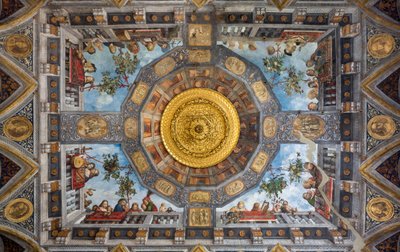 Vault of the Hall of the Treasure (fresko) af Benvenuto Tisi da Garofalo