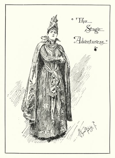 The Stage Adventuress (gravering) af Bernard (after) Partridge