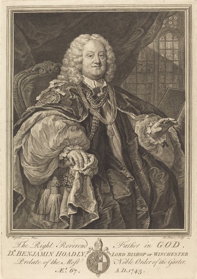 Biskop Hoadly, 1743. af Bernard Baron