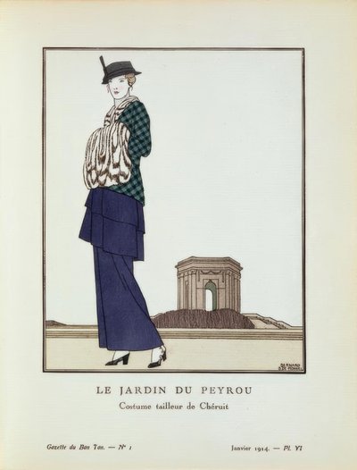 LE JARDIN DU PEYROU - Chéruits skræddersyede kostume af Bernard Boutet de Monvel