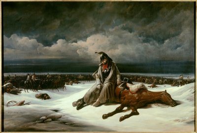 Ruslands pensionering (1812). Maleri af Bernard Edouard Swebach (1800-1870) af Bernard Edouard Swebach