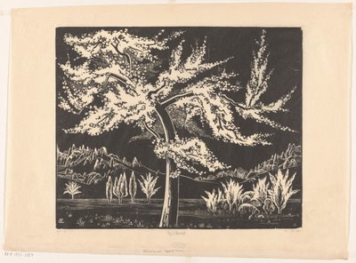 Blomstrende æbletræ (original titel på objektet) af Bernard Essers (signed by artist)
