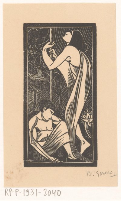 Nat af Bernard Essers (signed by artist)
