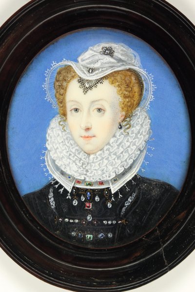 Dronning Elizabeth I (emalje) af Bernard III Lens