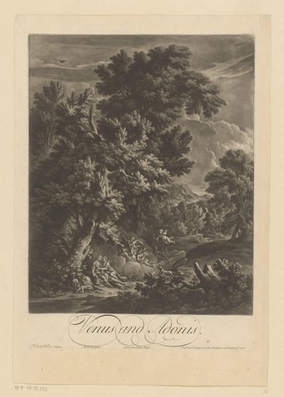 Venus og Adonis af Bernard Lens (II)