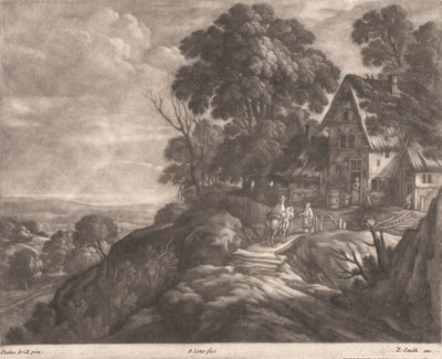 hollandsk bondegård af Bernard Lens