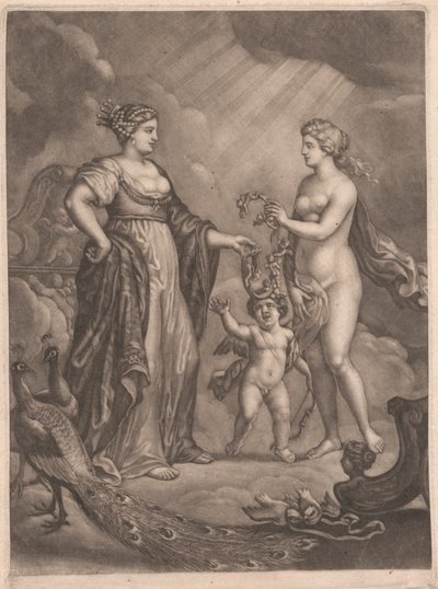 Juno, Venus og Amor af Bernard Lens