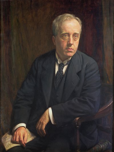 Portrait of Gustav Holst, 1923 af Bernard Munns