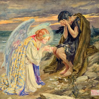 Det er klogere at være god end dårlig [Illustration for Punch] af Bernard Partridge
