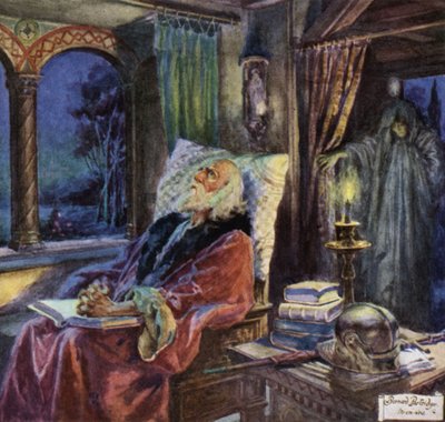 Scene fra Rabbi Ben Ezra af Robert Browning af Bernard Partridge