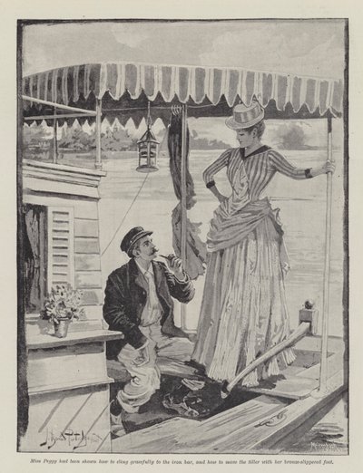 The Strange Adventures of a House-Boat, af William Black af Bernard Partridge