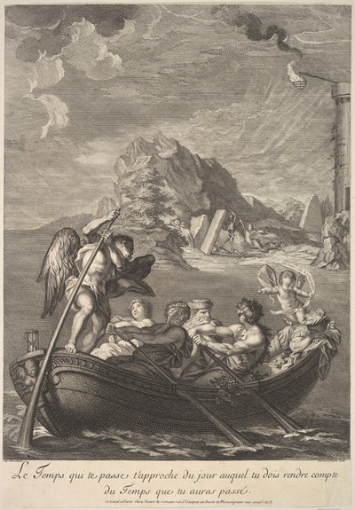 Allegori af tiden, 1690-1733. af Bernard Picart