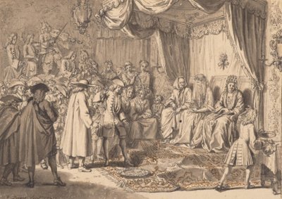 Bryllup hos de portugisiske jøder af Bernard Picart