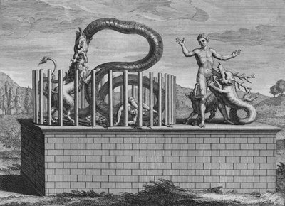 Idoler fra Campeche og Iucatan, 1723. af Bernard Picart