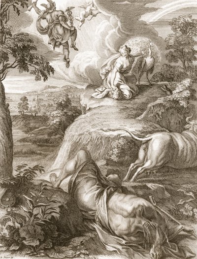 Io forvandlet til en ko: Mercury skærer Argus