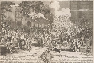 Monument til minde om dårskaben fra året 1720 Monument consacré a la posterité og memoire de la foil incroyable de la XX. Anne du XVIII. siecle / Til det evige minde om XX