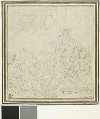 Niobes børn, dræbt af Apollon og Artemius af Bernard Picart