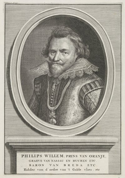 Portræt af Philip William, Prince of Orange af Bernard Picart