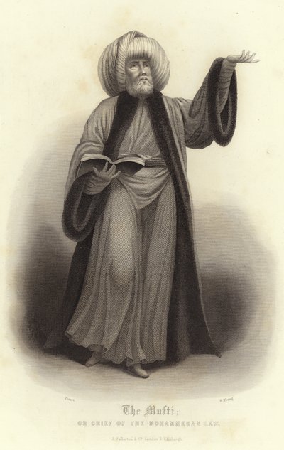Muftien eller chefen for den muhammedanske lov af Bernard Picart