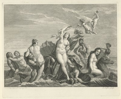 Triomf van Galatea af Bernard Picart