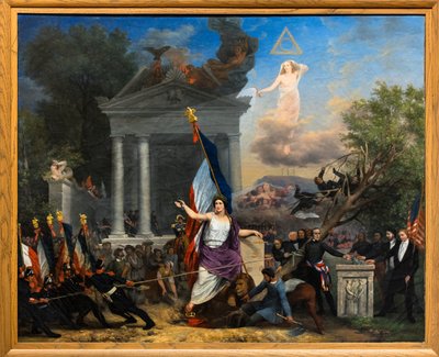 The Liberty Tree, før 1832 (Olie på lærred) af Bernard Prosper Debia
