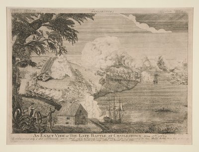 En nøjagtig udsigt over det sene slag ved Charlestown (Bunker Hill) af Bernard Romans