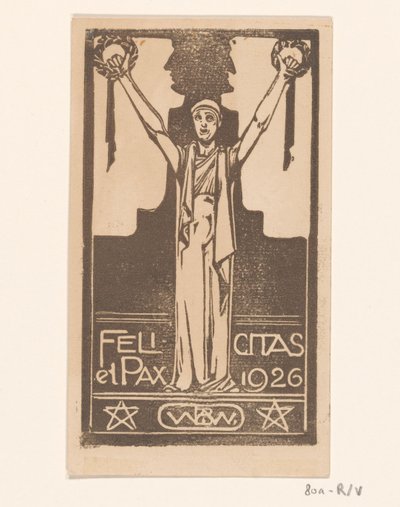 Happiness and Peace 1926 (original titel på objekt) af Bernard Willem Wierink