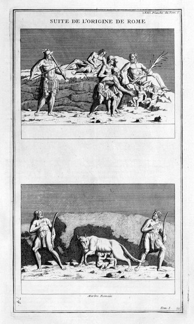 Roms oprindelse, 1757 af Bernard de Montfaucon