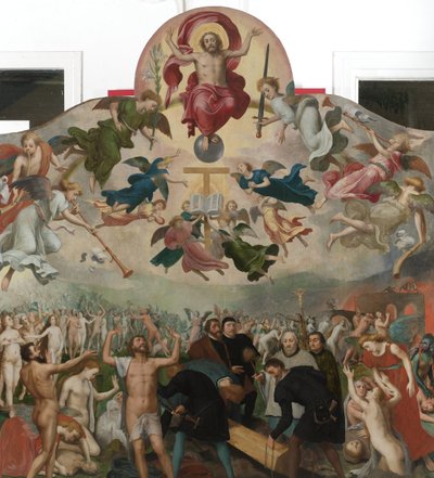 Sidste dom og begravelsen af de døde af Bernard van Orley (circle of)