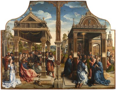 Altertavle af de hellige Thomas og Matthias, ca 1510-1520 af Bernard van Orley