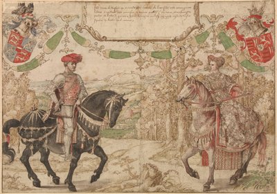 Grev Jan Johann IV af Nassau og hans kone Maria, grevinde af Loon og Heinsberg, ca 1530 af Bernard van Orley
