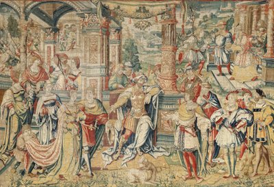 Series of History of David, ca. 1525 (silke og uld) af Bernard van Orley
