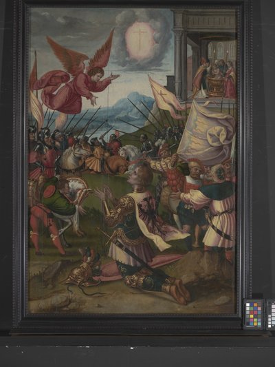 Omdannelsen af Konstantin (olie på træ) af Bernard van Orley