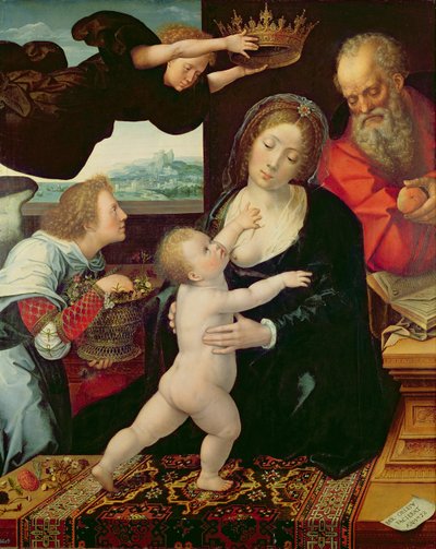 Den hellige familie, 1522 af Bernard van Orley