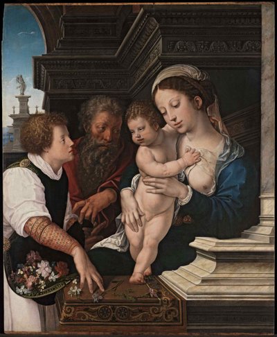 Den hellige familie, ca 1521. af Bernard van Orley