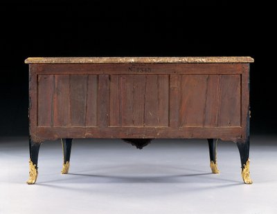Kommode, ca. 1745 (ormolu-monteret japansk lak & eboniseret træ) af Bernard van Risenburgh II